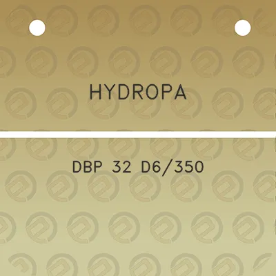 hydropa-dbp-32-d6350