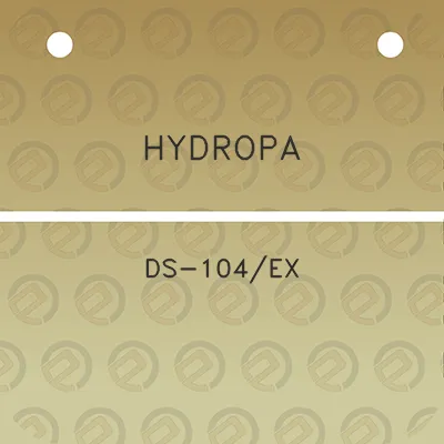 hydropa-ds-104ex