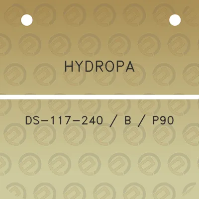 hydropa-ds-117-240-b-p90