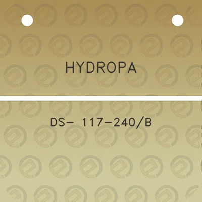 hydropa-ds-117-240b