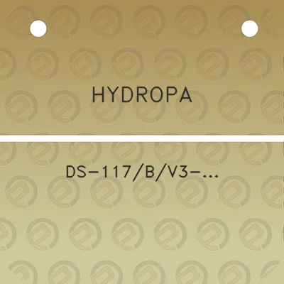 hydropa-ds-117bv3