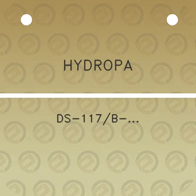 hydropa-ds-117b