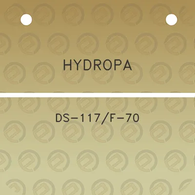 hydropa-ds-117f-70