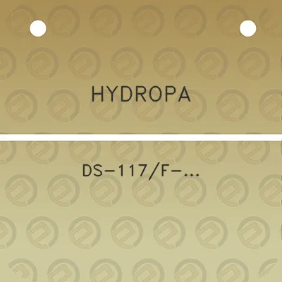 hydropa-ds-117f