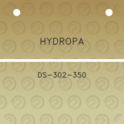 hydropa-ds-302-350