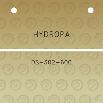 hydropa-ds-302-600