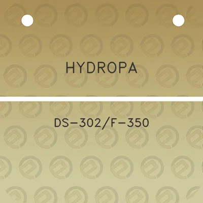 hydropa-ds-302f-350