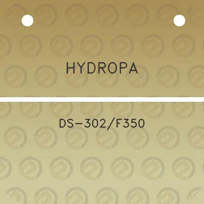 hydropa-ds-302f350