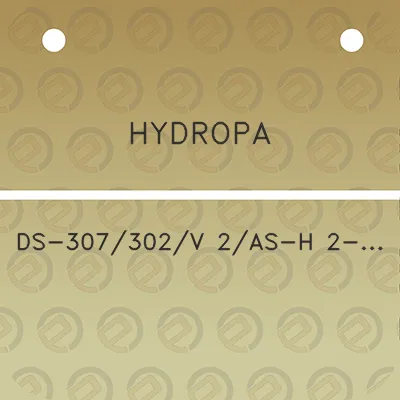 hydropa-ds-307302v-2as-h-2