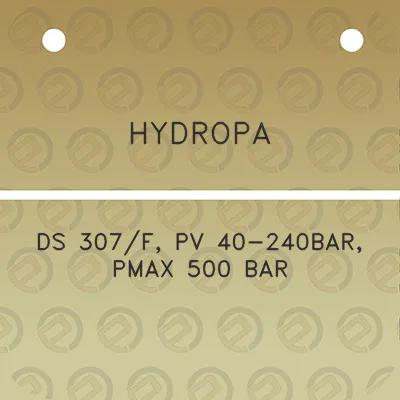 hydropa-ds-307f-pv-40-240bar-pmax-500-bar