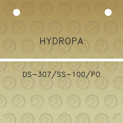 hydropa-ds-307ss-100po