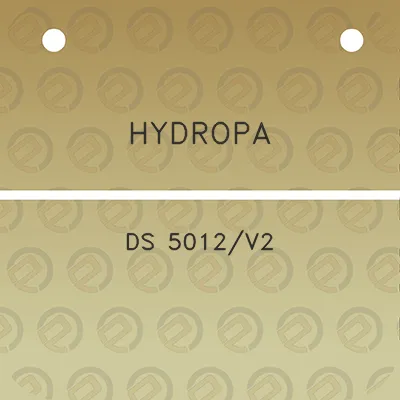 hydropa-ds-5012v2