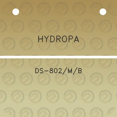 hydropa-ds-802mb