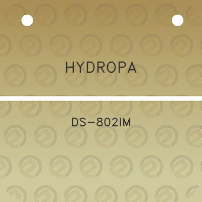 hydropa-ds-802lm