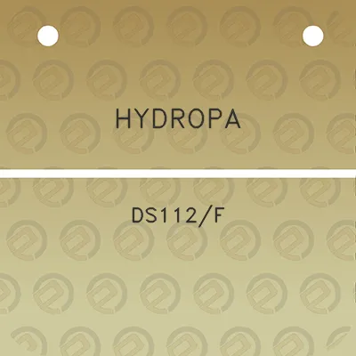hydropa-ds112f