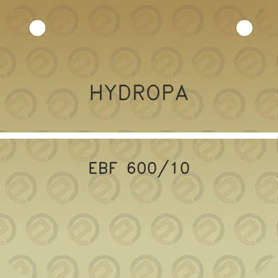hydropa-ebf-60010