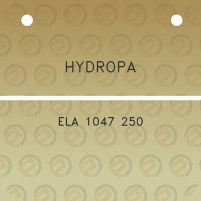 hydropa-ela-1047-250