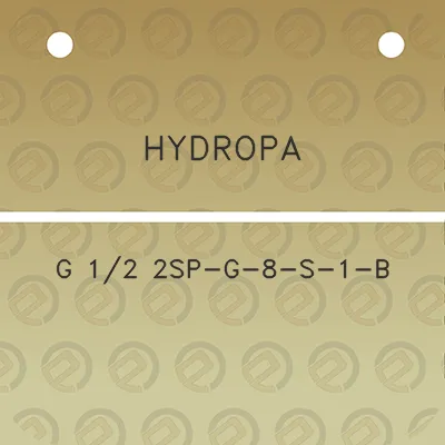 hydropa-g-12-2sp-g-8-s-1-b