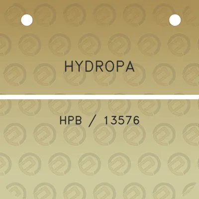 hydropa-hpb-13576