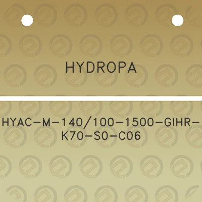 hydropa-hyac-m-140100-1500-gihr-k70-s0-c06