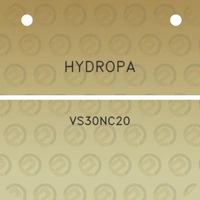 hydropa-vs30nc20