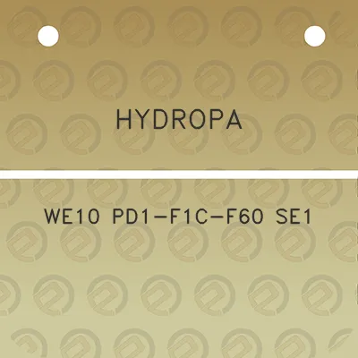 hydropa-we10-pd1-f1c-f60-se1