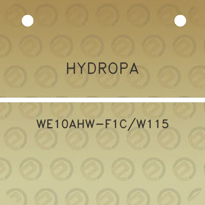 hydropa-we10ahw-f1cw115