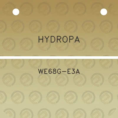 hydropa-we68g-e3a