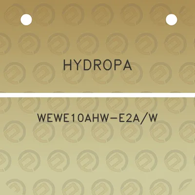 hydropa-wewe10ahw-e2aw