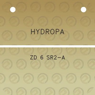 hydropa-zd-6-sr2-a