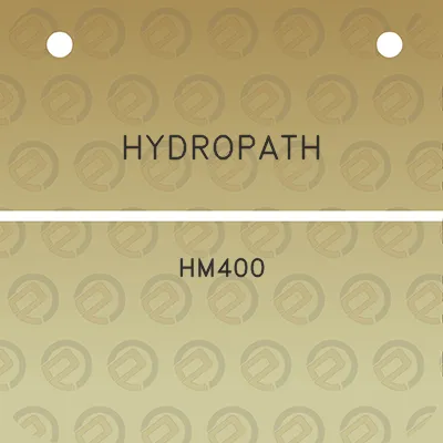 hydropath-hm400