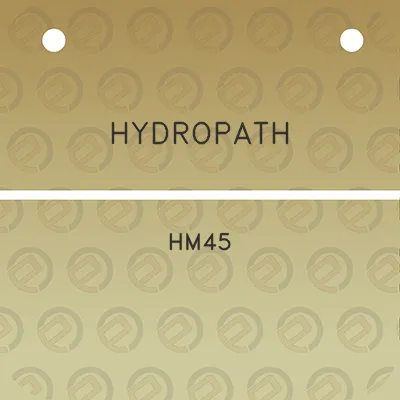 hydropath-hm45