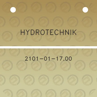 hydrotechnik-2101-01-1700