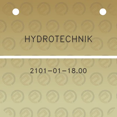 hydrotechnik-2101-01-1800