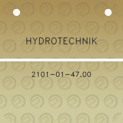 hydrotechnik-2101-01-4700