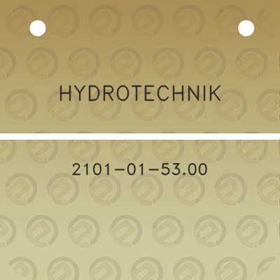 hydrotechnik-2101-01-5300