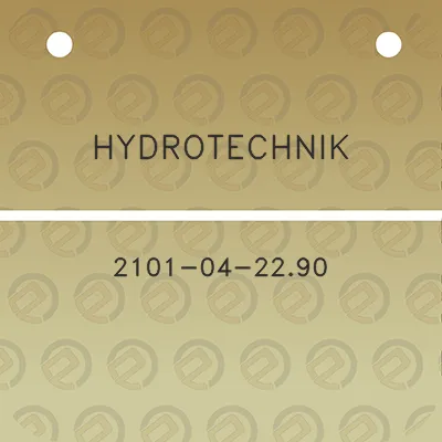 hydrotechnik-2101-04-2290