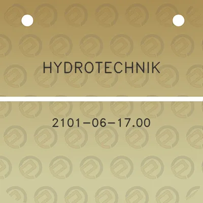 hydrotechnik-2101-06-1700