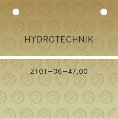 hydrotechnik-2101-06-4700