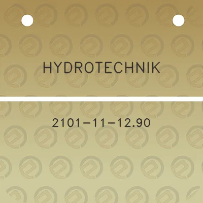 hydrotechnik-2101-11-1290