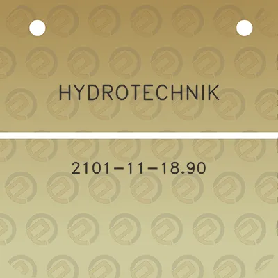 hydrotechnik-2101-11-1890