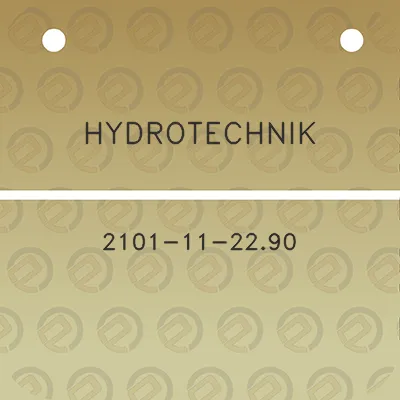 hydrotechnik-2101-11-2290