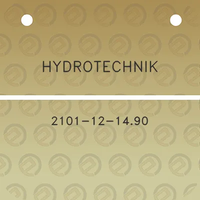 hydrotechnik-2101-12-1490