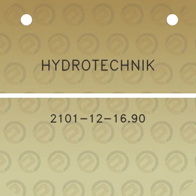 hydrotechnik-2101-12-1690