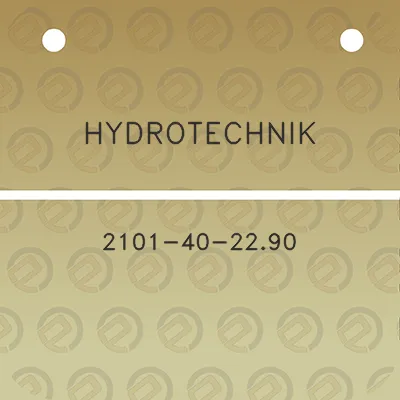 hydrotechnik-2101-40-2290