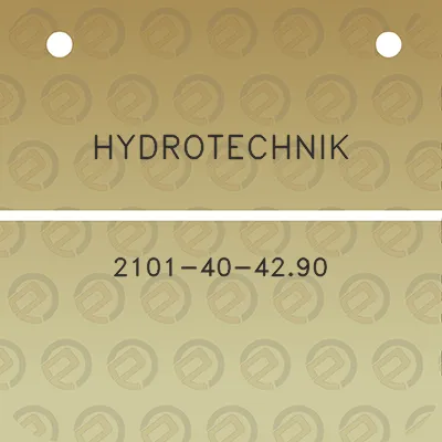 hydrotechnik-2101-40-4290