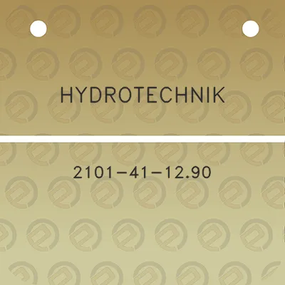 hydrotechnik-2101-41-1290