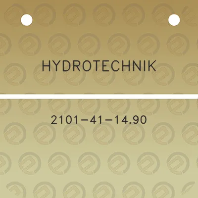 hydrotechnik-2101-41-1490