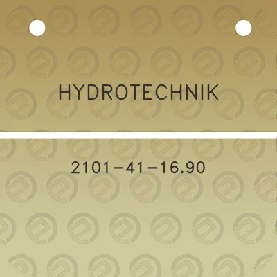 hydrotechnik-2101-41-1690