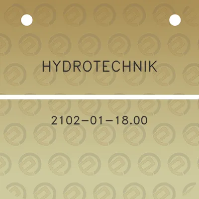 hydrotechnik-2102-01-1800